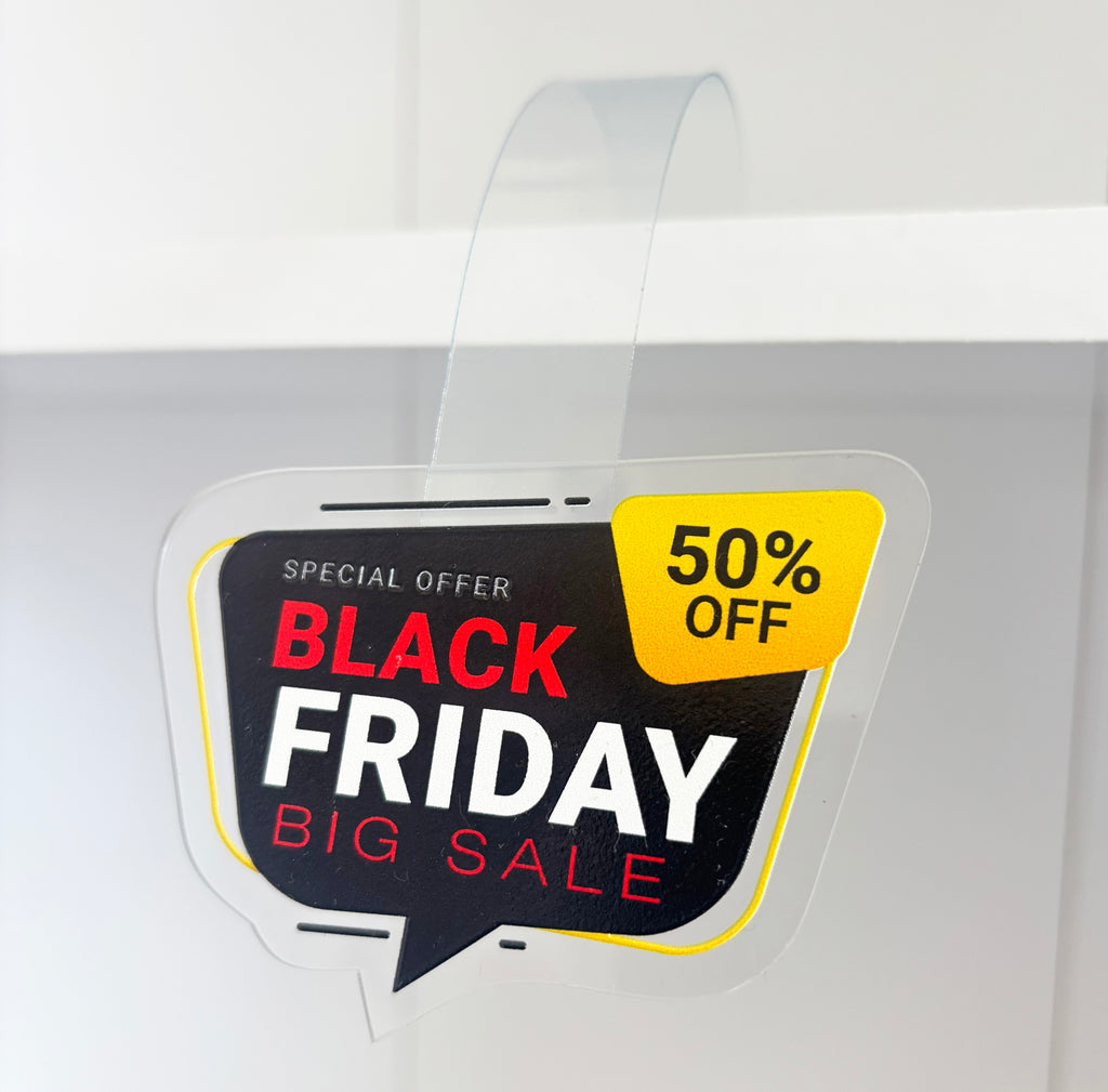 20pcs Shelf Wobbler, Acrylic Sign Super Sale, Retail Display Tag, Custom Acrylic POP Sign, Personalized Store Promotion Tag