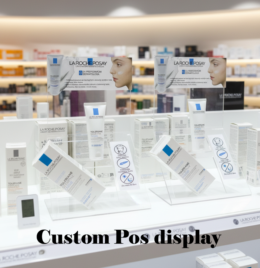 Custom Acrylic Display Stand for Retail, Brand Promotion, Professional Product Showcasing