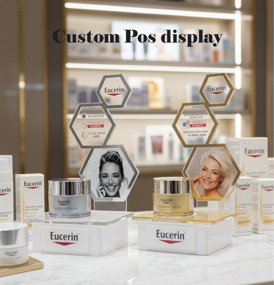 Custom Acrylic Display Stand for Retail, Brand Promotion, Professional Product Showcasing