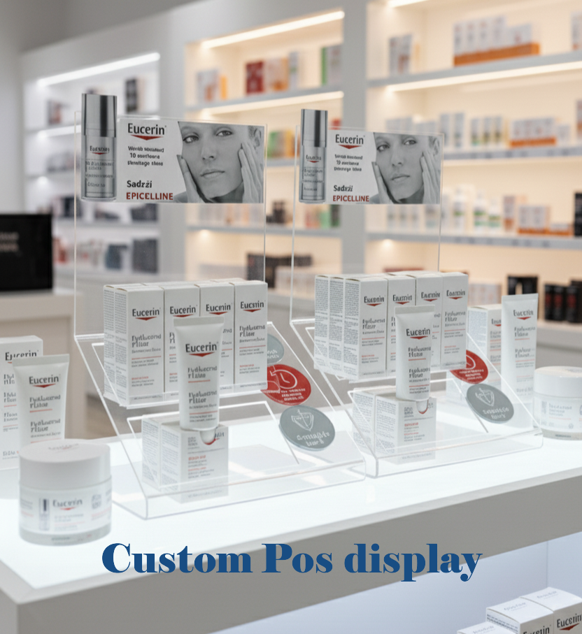 Custom Acrylic Display Stand for Retail, Brand Promotion, Professional Product Showcasing