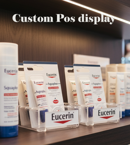 Custom Acrylic Display Stand for Retail, Brand Promotion, Professional Product Showcasing