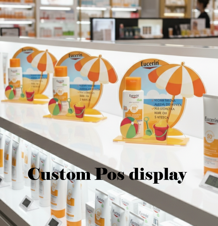 Custom Acrylic Display Stand for Retail, Brand Promotion, Professional Product Showcasing