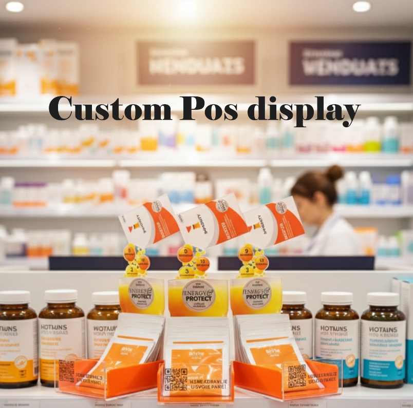 Custom Acrylic Display Stand for Retail, Brand Promotion, Professional Product Showcasing