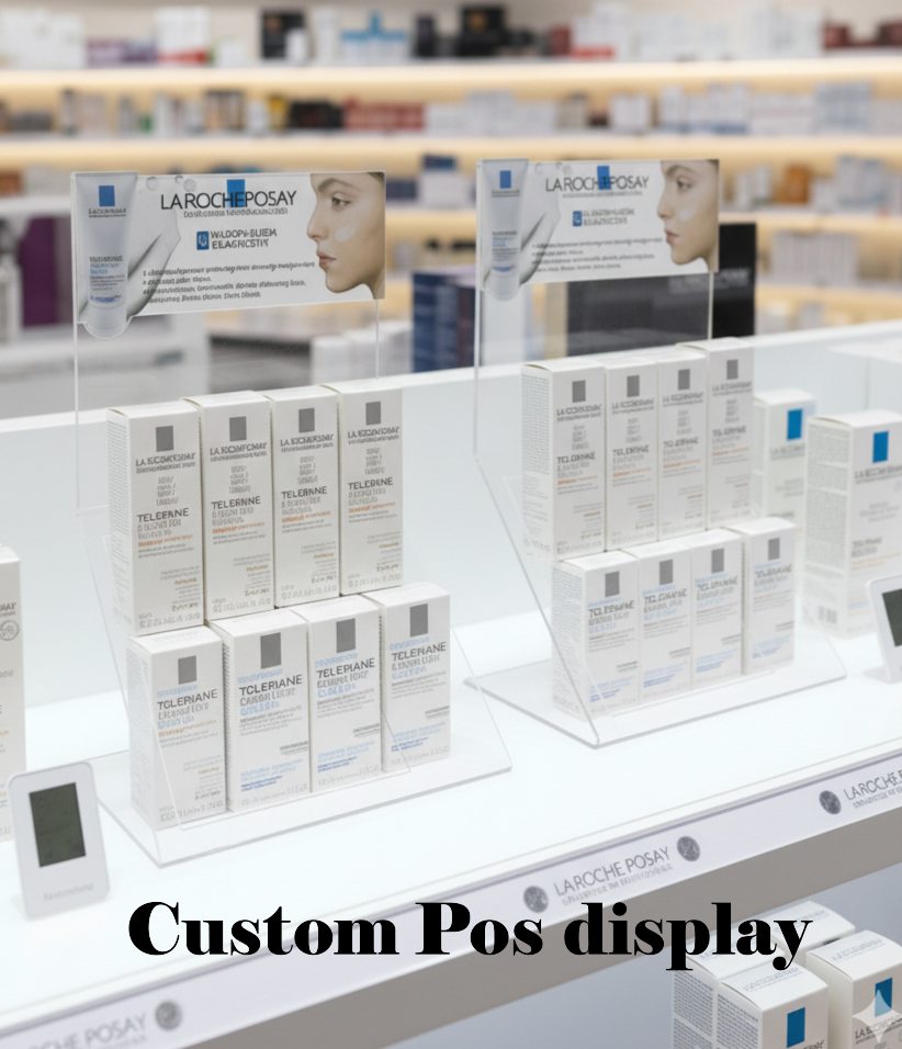 Custom Acrylic Display Stand for Retail, Brand Promotion, Professional Product Showcasing