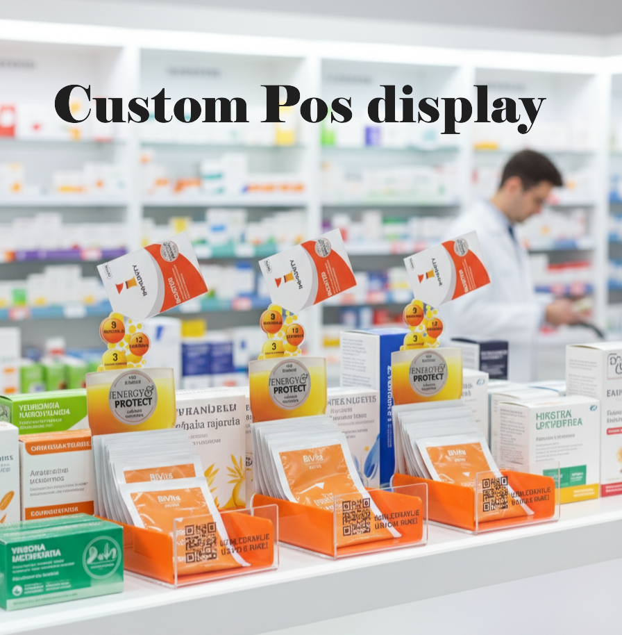 Custom Acrylic Display Stand for Retail, Brand Promotion, Professional Product Showcasing