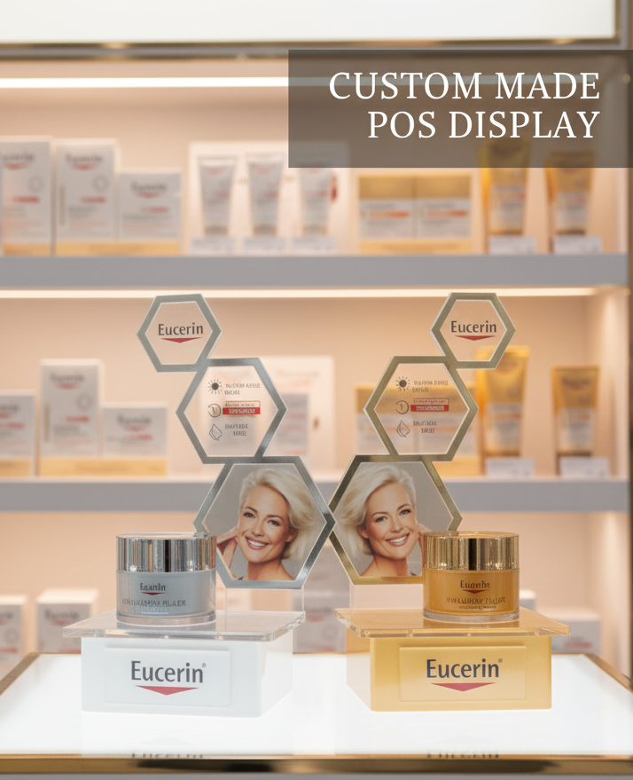 Custom Acrylic Display Stand for Retail, Brand Promotion, Professional Product Showcasing