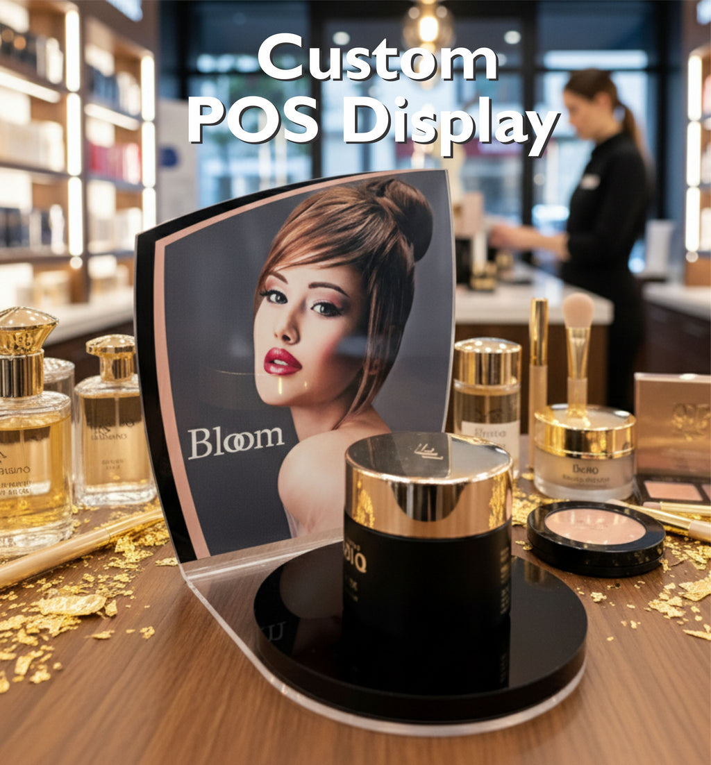 Custom Acrylic Display Stand for Retail, Brand Promotion, Professional Product Showcasing