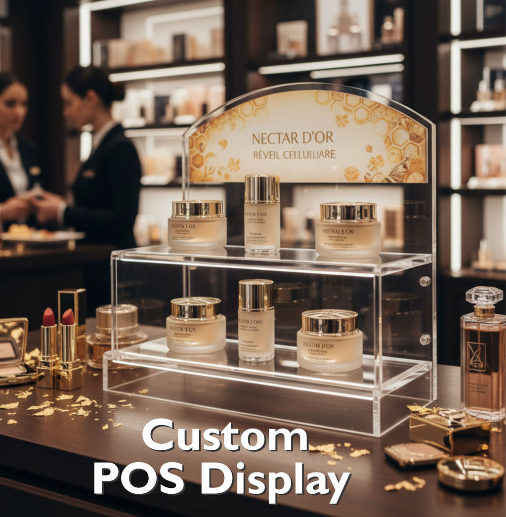 Custom Acrylic Display Stand for Retail, Brand Promotion, Professional Product Showcasing