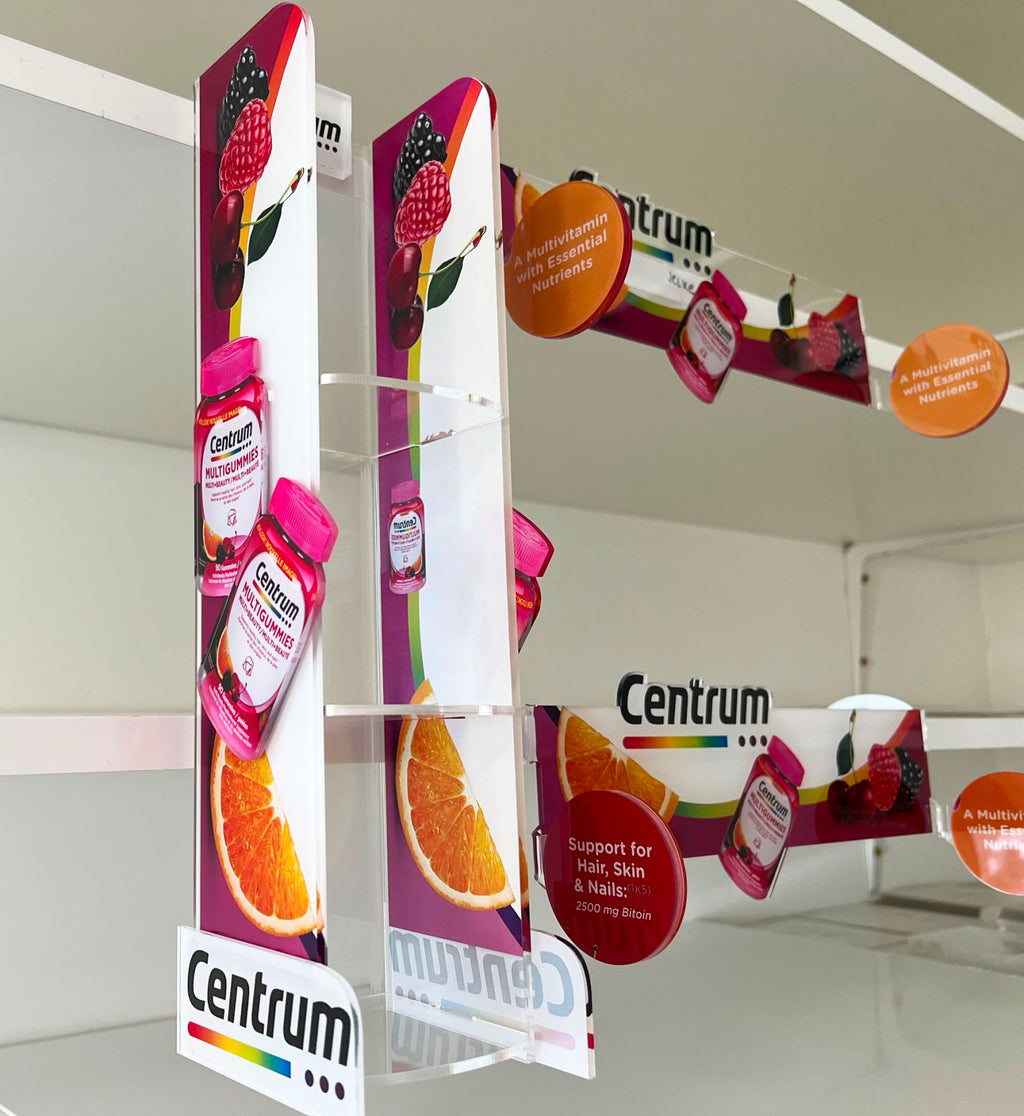 Custom Acrylic Display Stand for Retail, Brand Promotion, Professional Product Showcasing